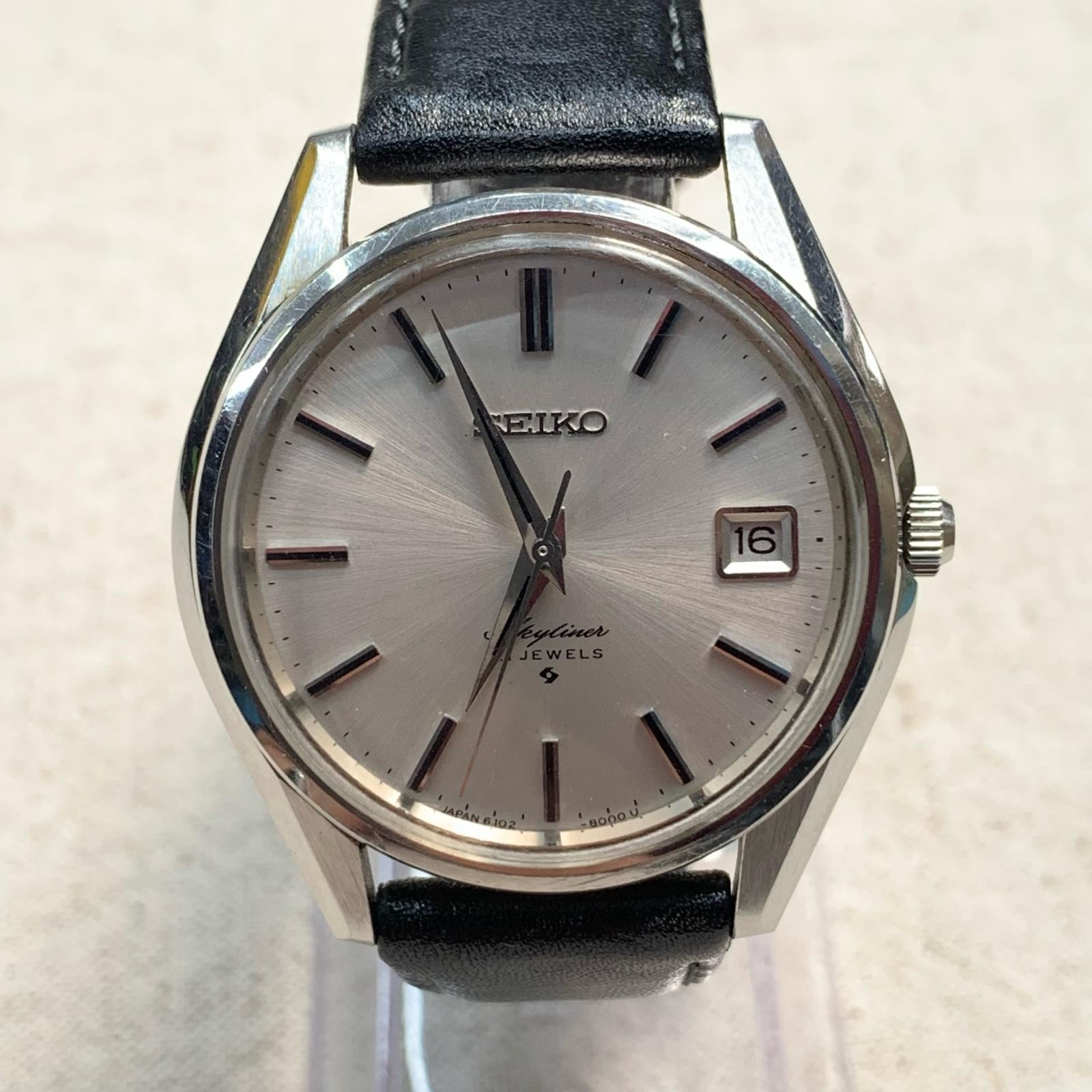SEIKO セイコー 腕時計 70年代 3針 21石 スカイライナー デイト 6102