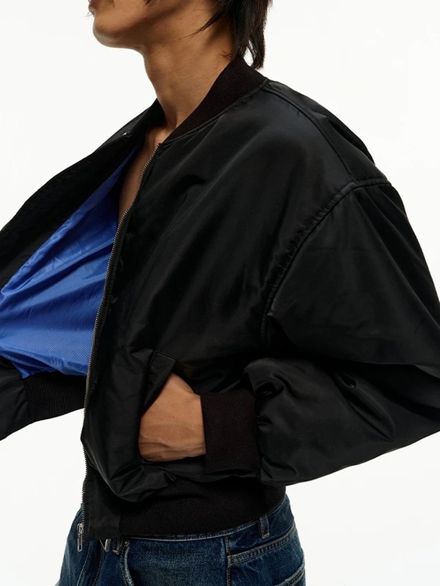 JCAESAR STUDIO Back Pleated 3M Bomber