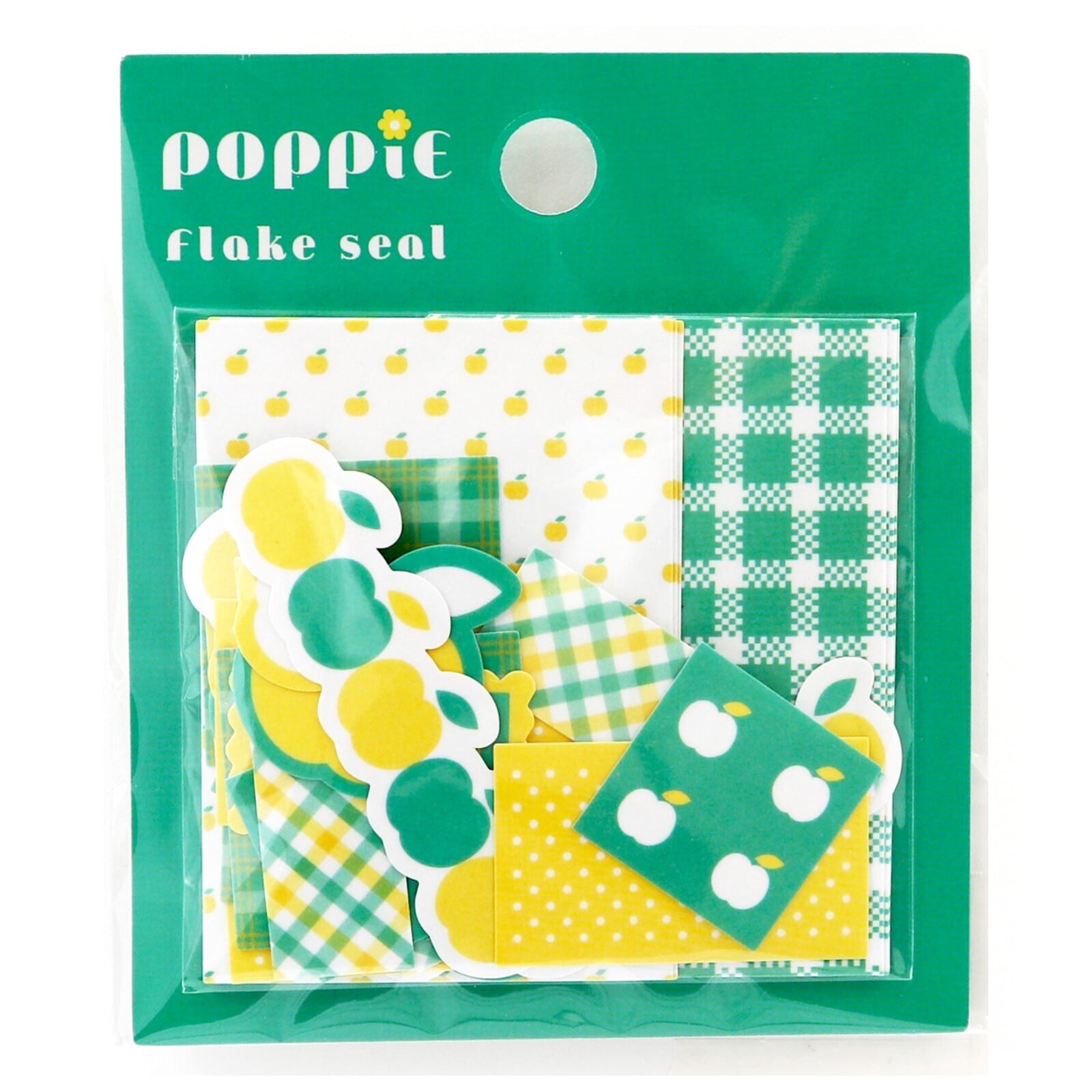 ワールドクラフト POPPiE フレークシール Apple WC04