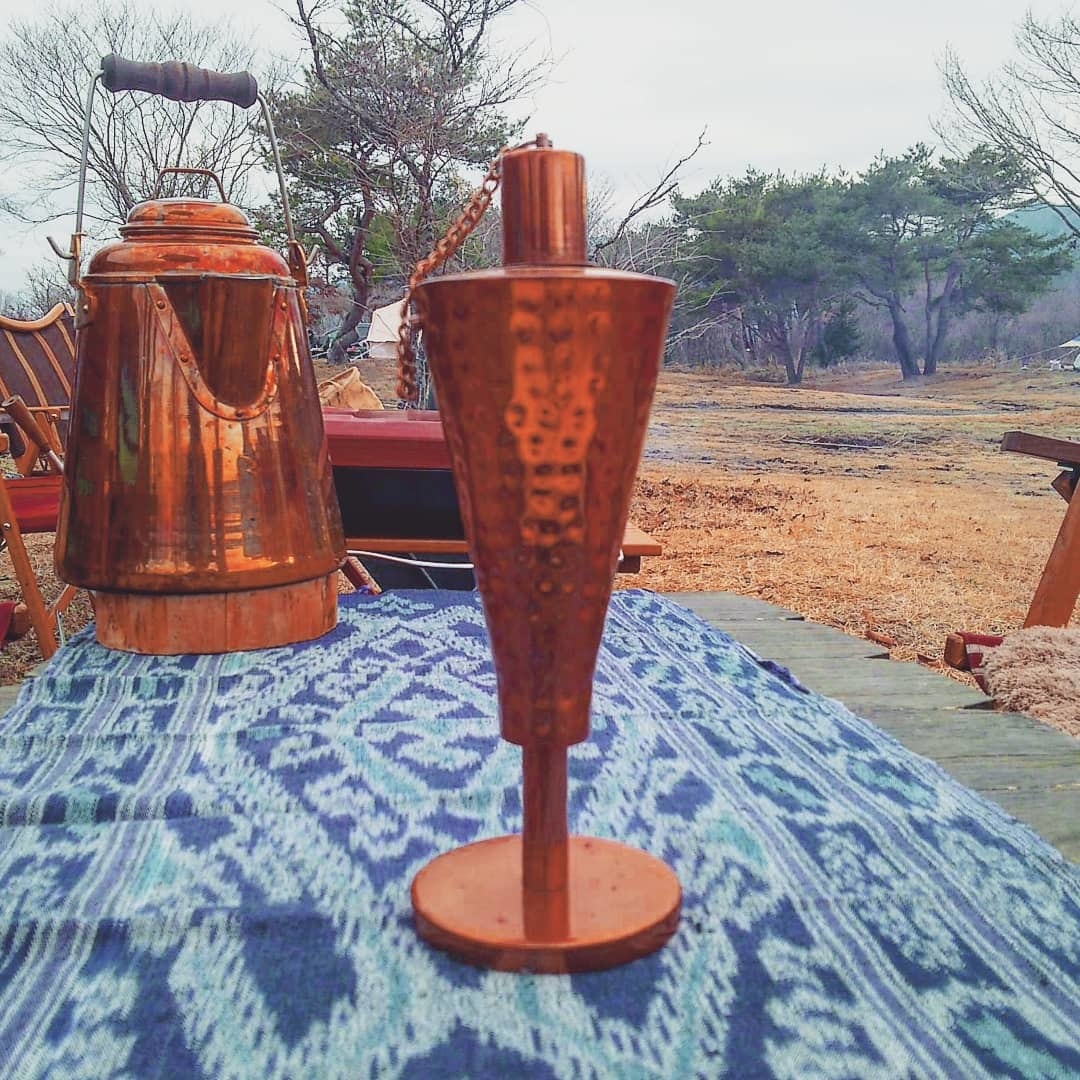 銅製トルコチャイテーブル銅製トルコチャイテーブル テーブルトーチ