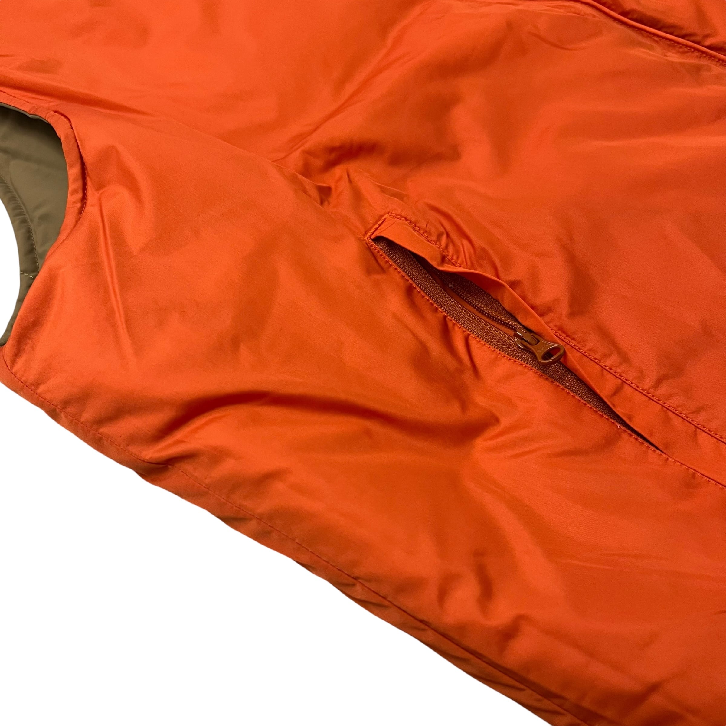 PWA / TWO FACE QUILTED VEST CINNAMON ORANGE | THE NEWAGE CLUB