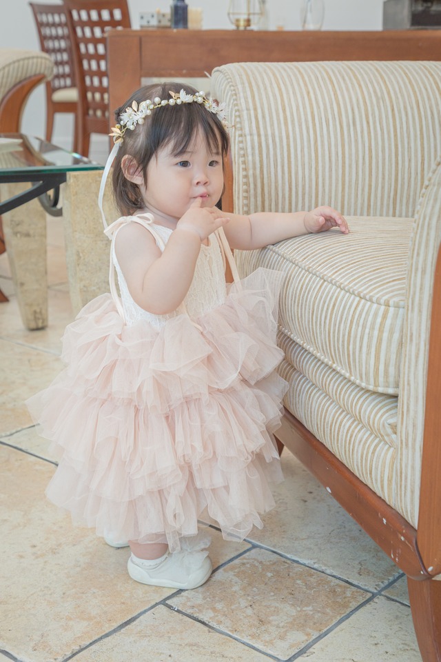 即納tiered dress　一部お取り寄せ