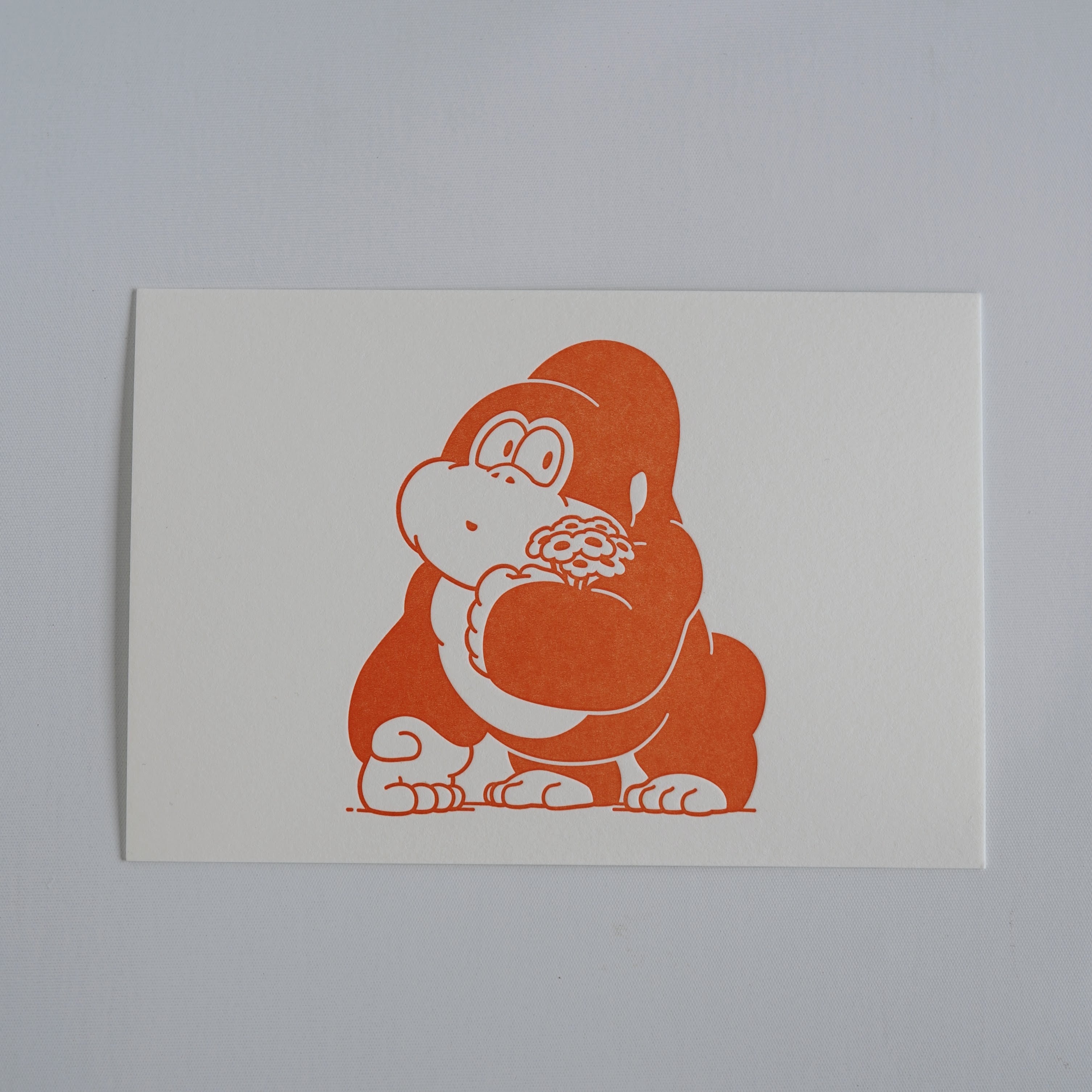 Postcard / Joe with a Bouquet | MONKEY CRAB