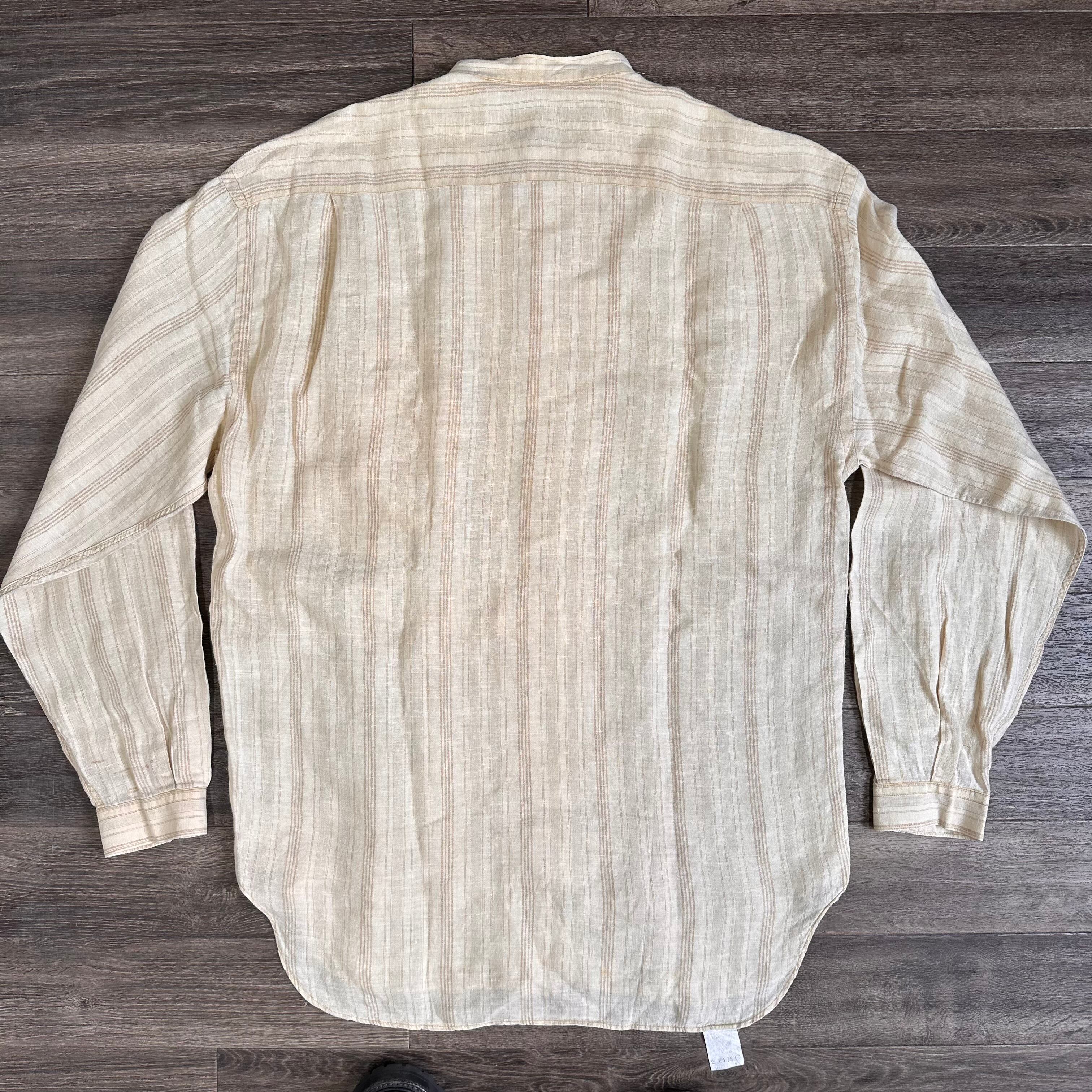 BARNEYS NEW YORK バンドカラーシャツ 美品✨バーニーズ取扱 