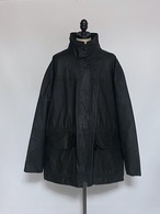 y15 A1560 BARBOUR BLACK WAX JACKET 『L』