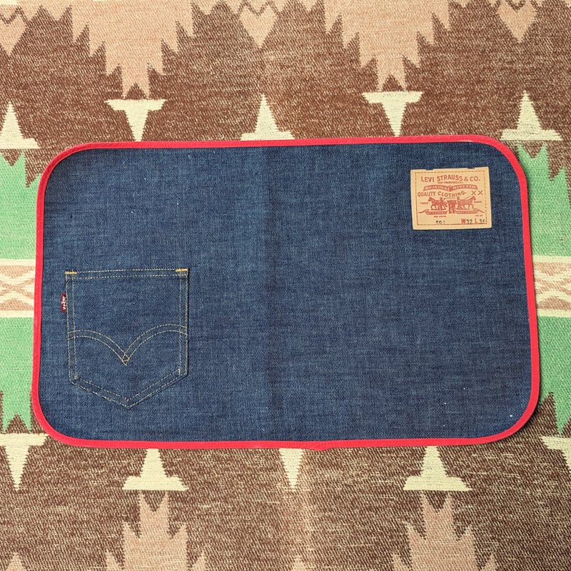 70s LEVI'S Denim Placemat BIG-E / 501 3236 -1- | Wonder Wear