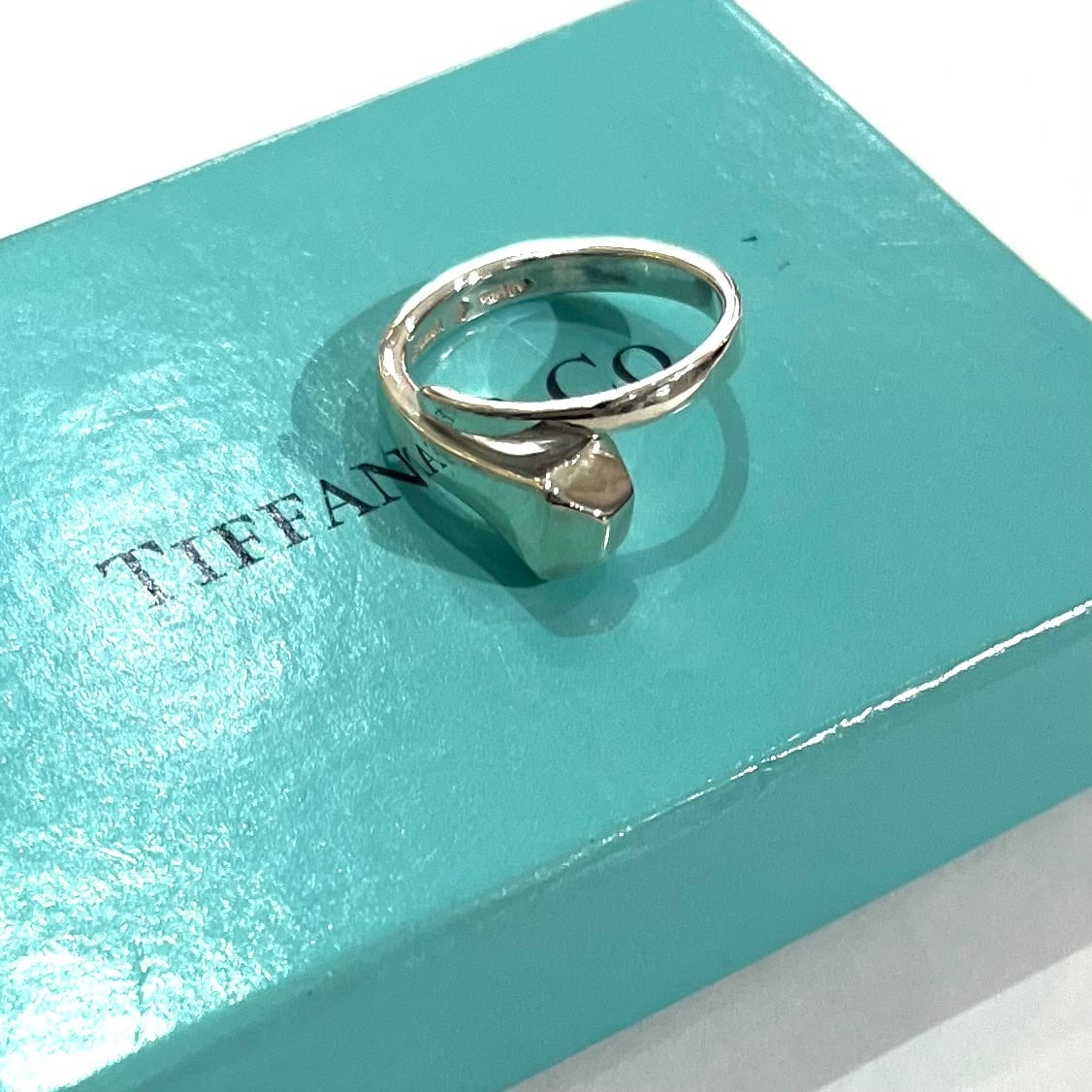 TIFFANY&CO.】ネイル ラップ 釘 指輪リング／スターリングシルバー925