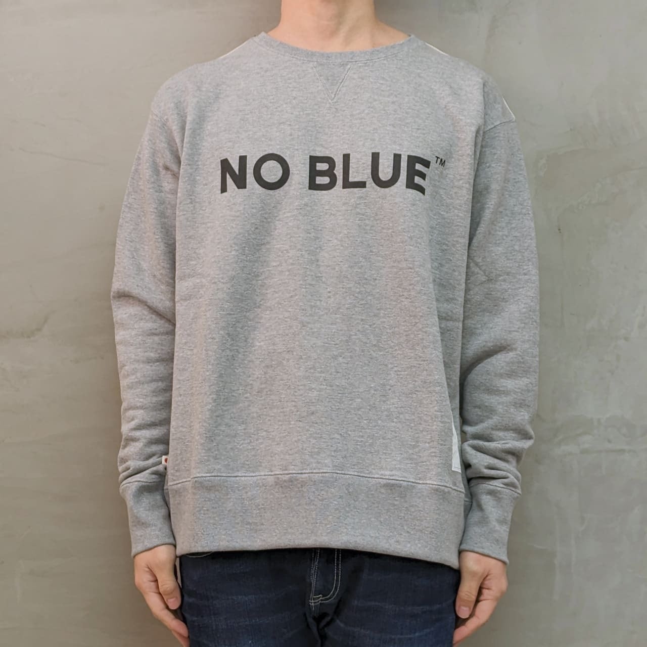 CLASSIC VINTAGE CREW NECK［NO BLUE］ / GRAY | BLUE SAKURA JEANS