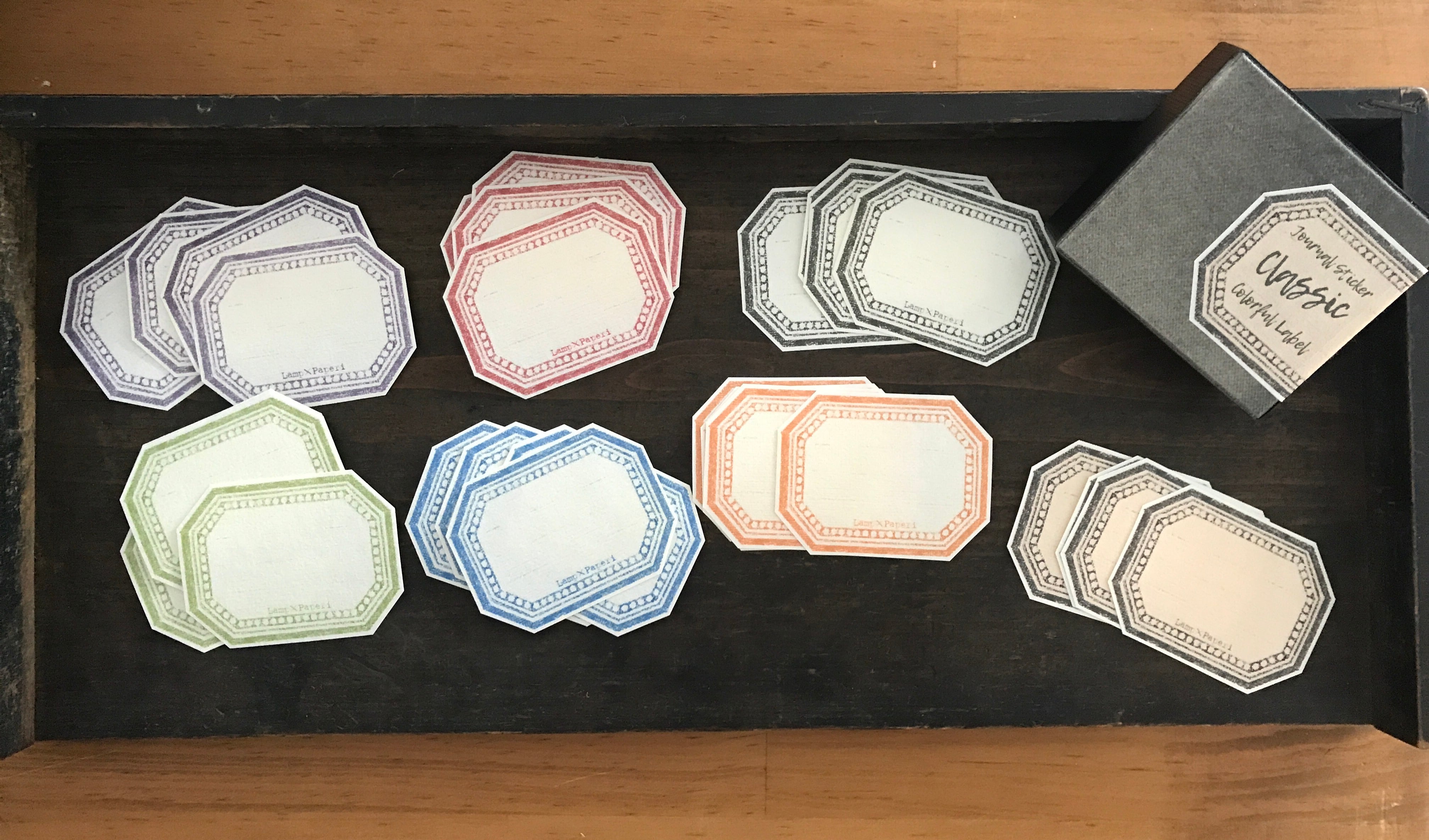 海外紙物　アンティーク　Perfume ラベルステッカー　3種　大量　300枚 シンプルで使いやすい！ クラシック ラベル（ステッカー） | Lamp