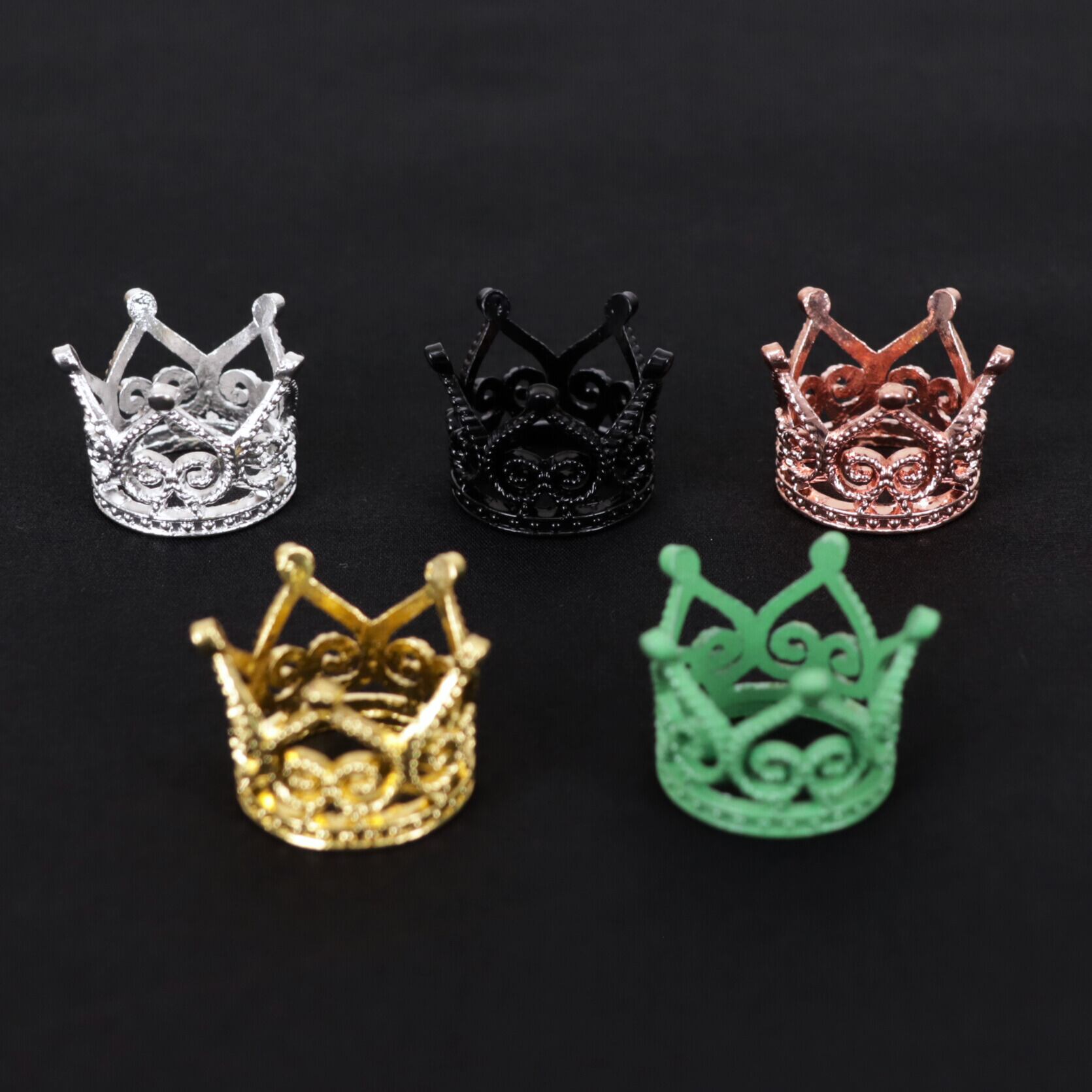 立体 王冠 パーツ 金属 02000119 ハンドメイド 装飾 飾り | リボンと