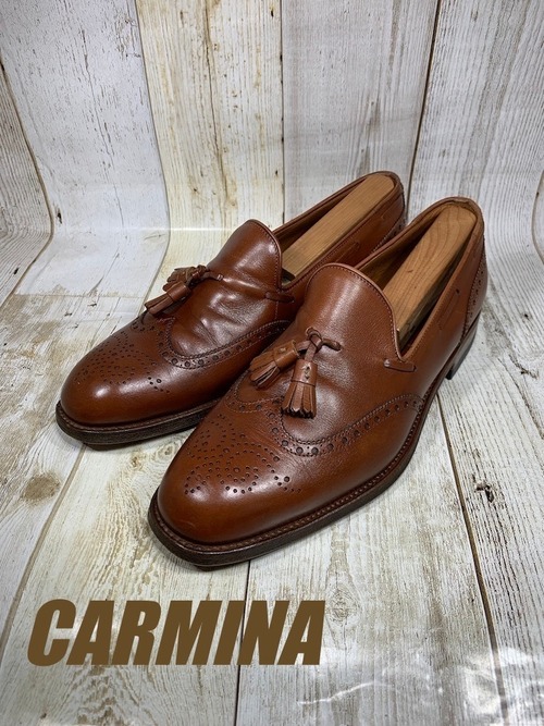 カルミナ CARMINA タッセルローファー UK8 26.5cm