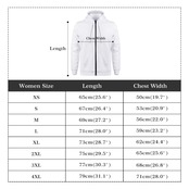 美女と野獣-Women's All Over Print Zip Up Hoodie 4224