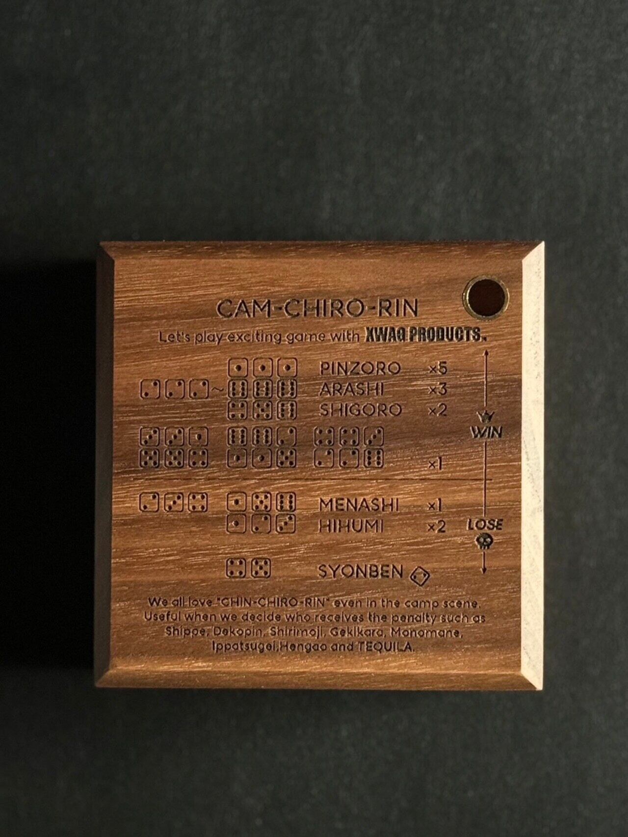 XWAG PRODUCTS CAM-CHIRO-RIN 2.0（WALNUT EDITION） | OLIVE OUTDOOR