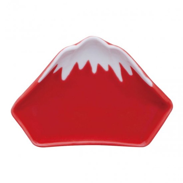 赤冠雪 富士山型手塩皿