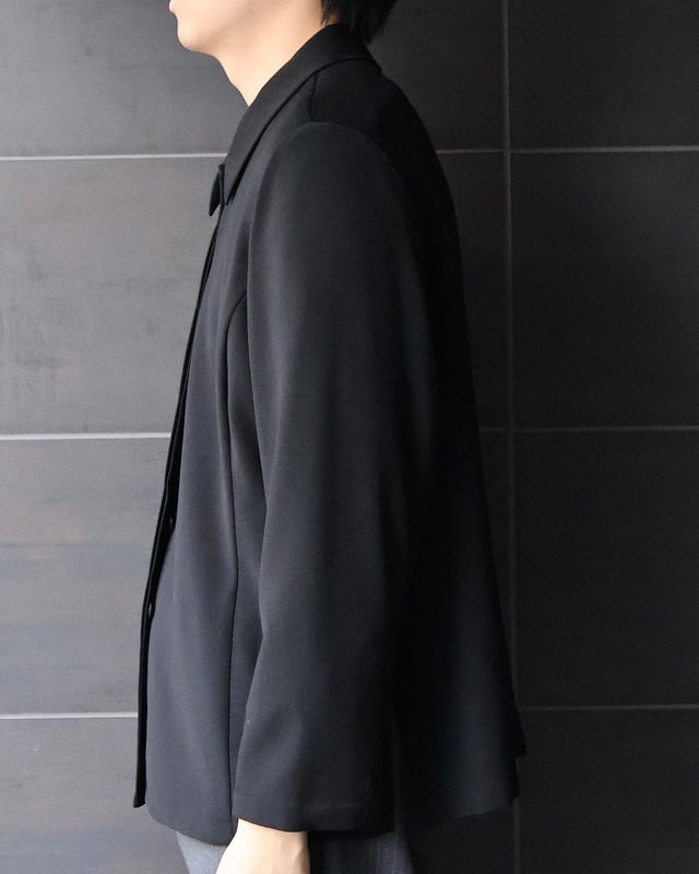 minimal flyfront jacket