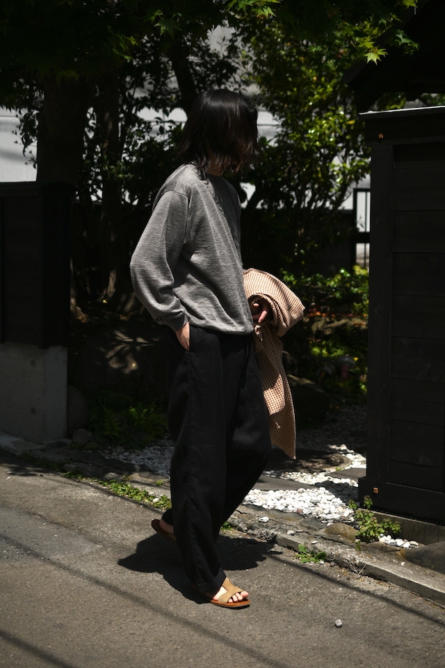 BATONER / CHOMA CREW NECK (GREIGE)