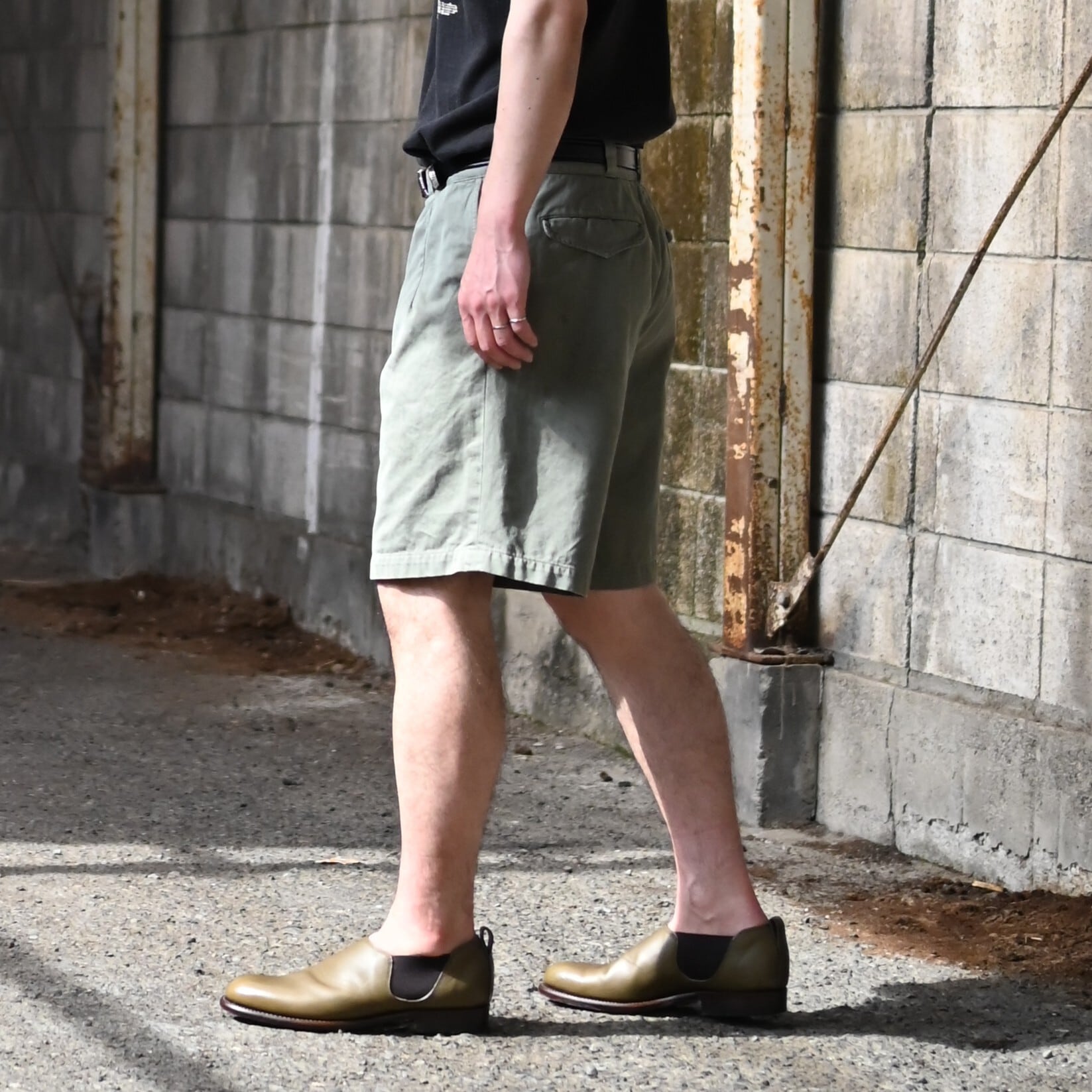 BOWWOW / US ARMY CHINO SHORTS AGED | GANKO