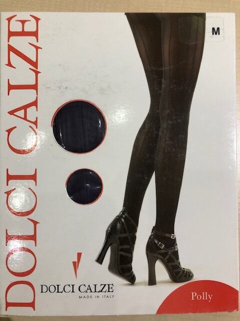 DOLCI CALZE☆ドルチカルゼ厚手タイツMサイズ:ブラック無地/イタリア製 DolciCalze(ドルチカルゼ) | Boutique La-pista