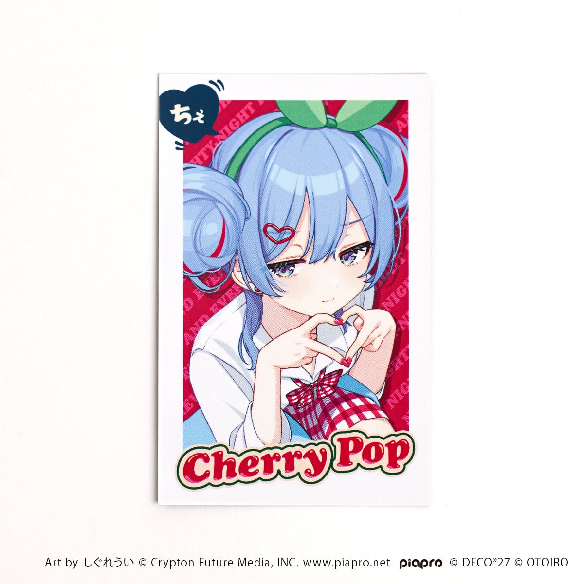 チェリーポップ】チェキ風カード＆カードホルダーセット【予約対象商品