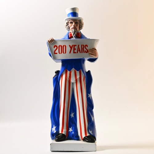70's VINTAGE UNCLE SAM 200 YEARS COIN MONEY BANK