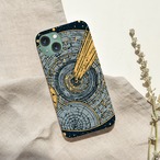 受注生産 iPhoneケース 彗星と円形天文盤の星図｜天体図 STAR075B