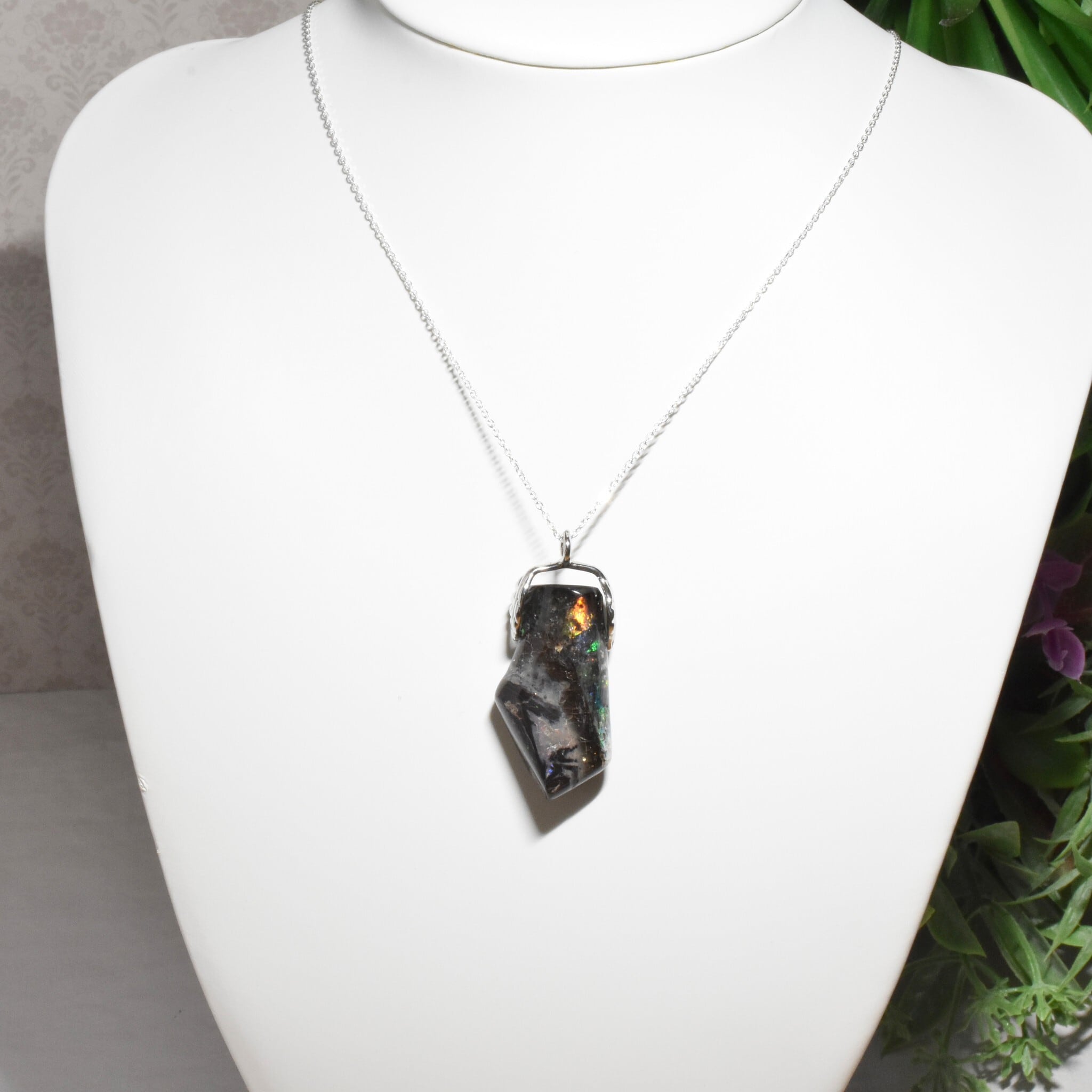 ebia作品》ウッドオパール ペンダントトップ インドネシア産 | Pay ID