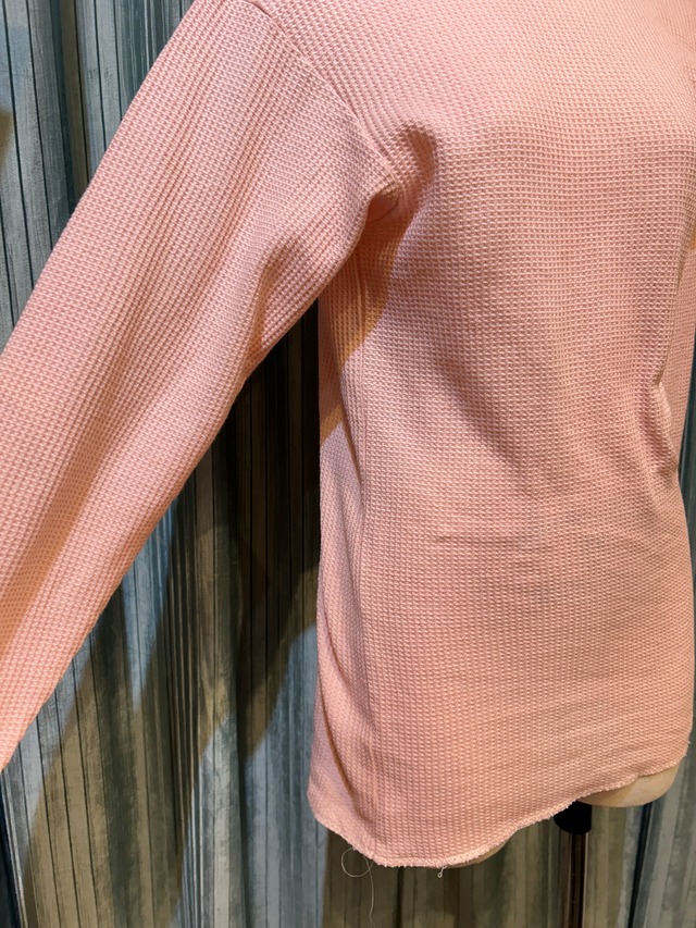 garment dye thermal pink& pink rose