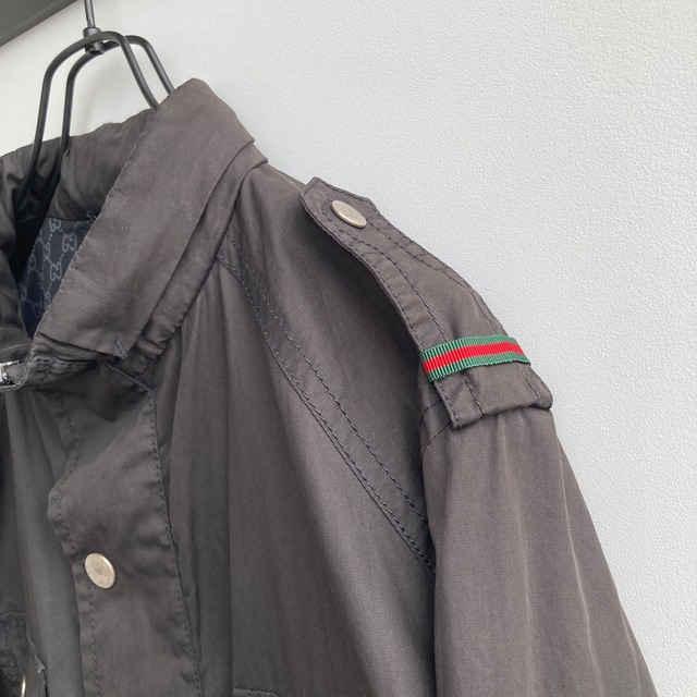 Gucci ミリタリージャケット オリーブ系 画像3