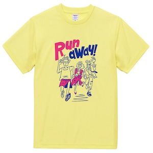 ※在庫有分【RunawayドライTシャツ】ライトイエロー