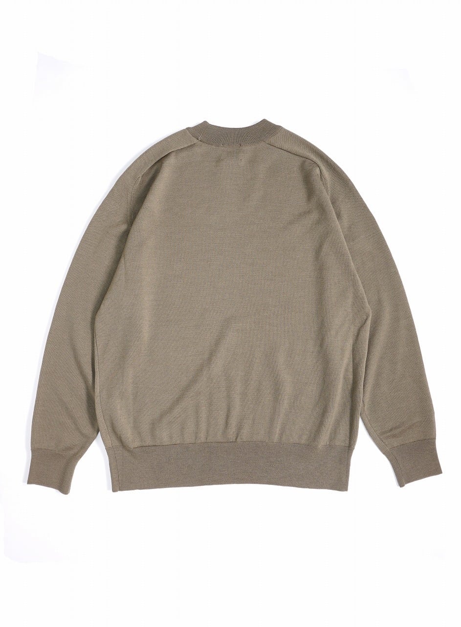 Worsted Merino Mock Neck P/O