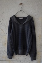 Sailor collar knit