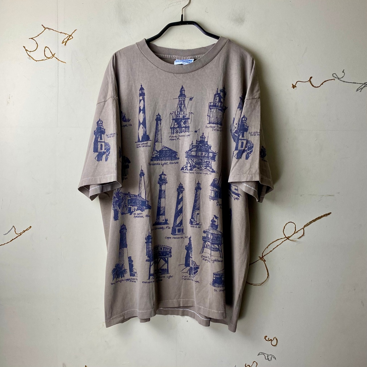 vintage 1990’s MICHIGAN RAG full print tee