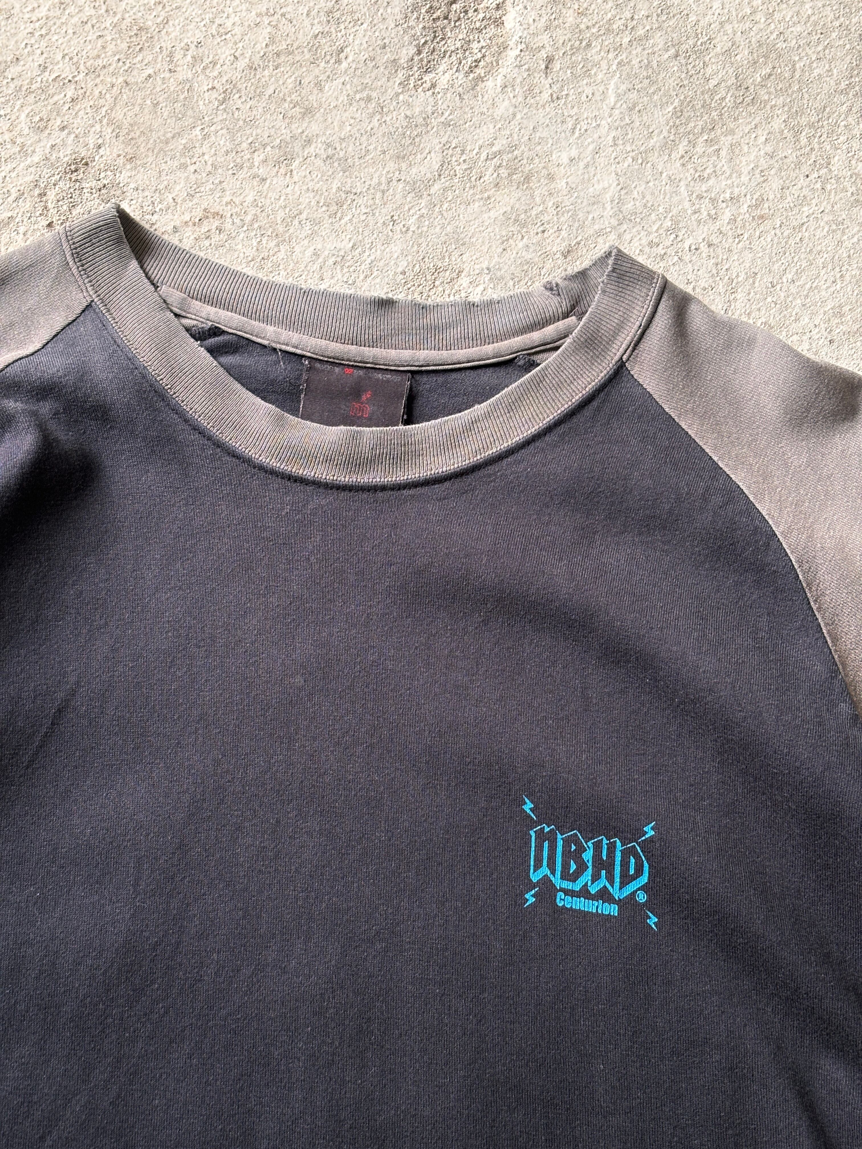00s NEIGHBORHOOD/Logo print Raglan Tee/2002年/M/ロゴプリント