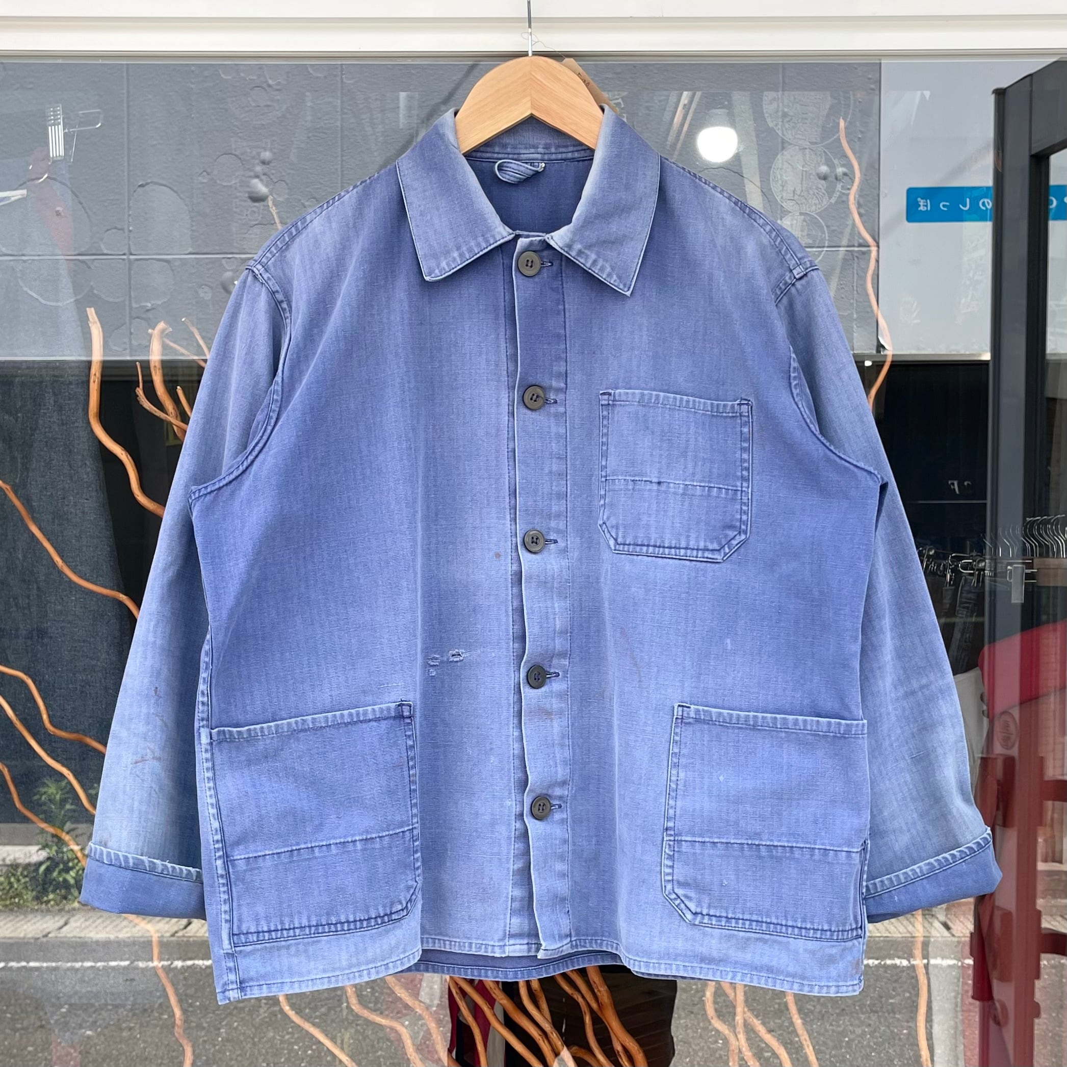 【 Sz:?XL】EURO ヘリンボーン ワークジャケット