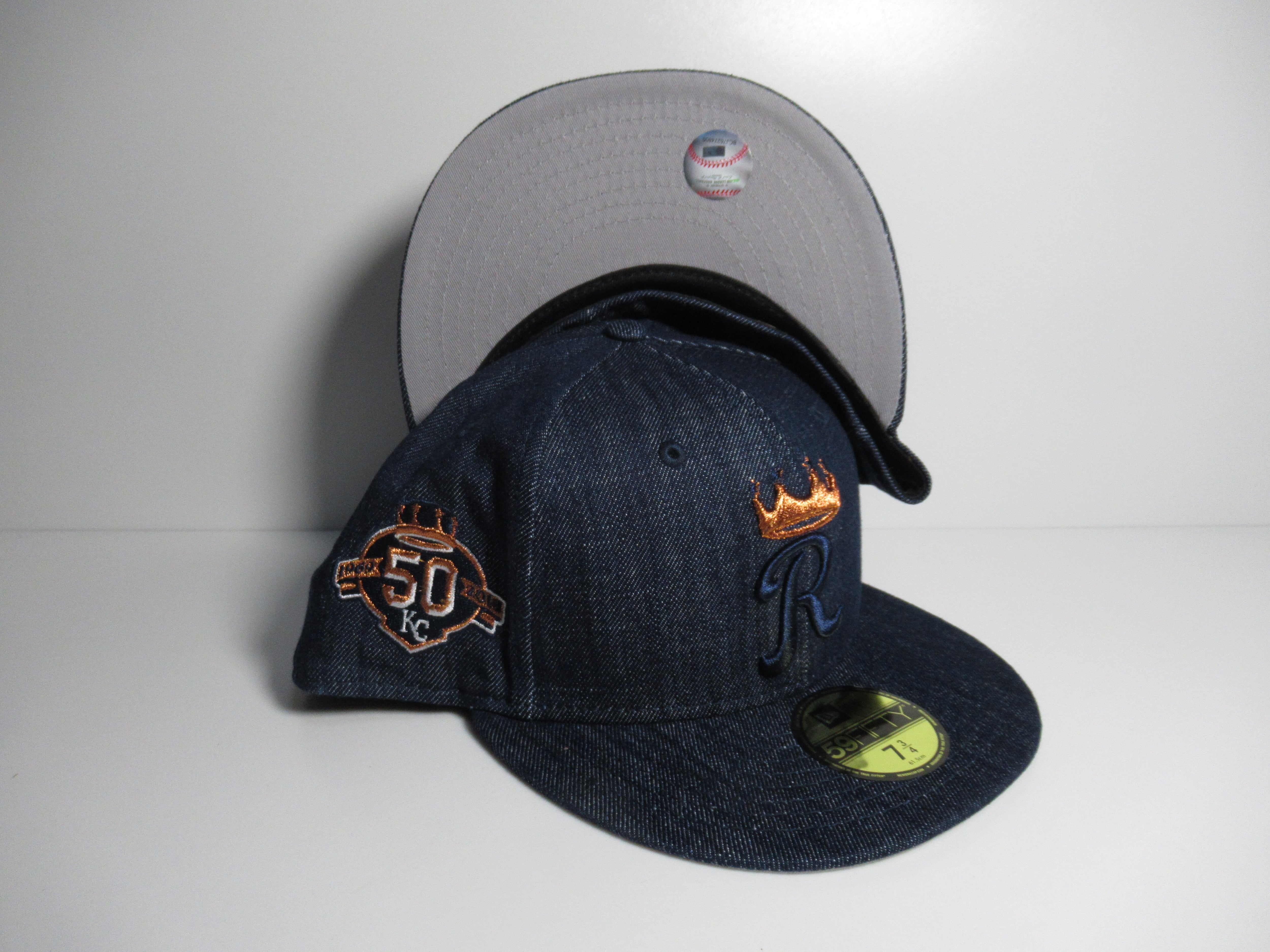 NEW ERA 59fifty Kansas City Royals　カンザスシティ・ロイヤルズ　Denim