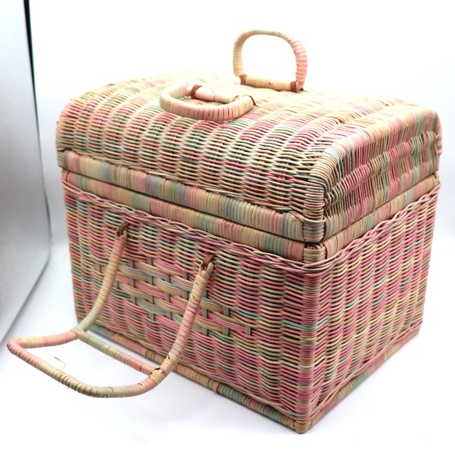 かご・バスケット・アウトドア・ピクニック・No.210413-16・梱包サイズ140