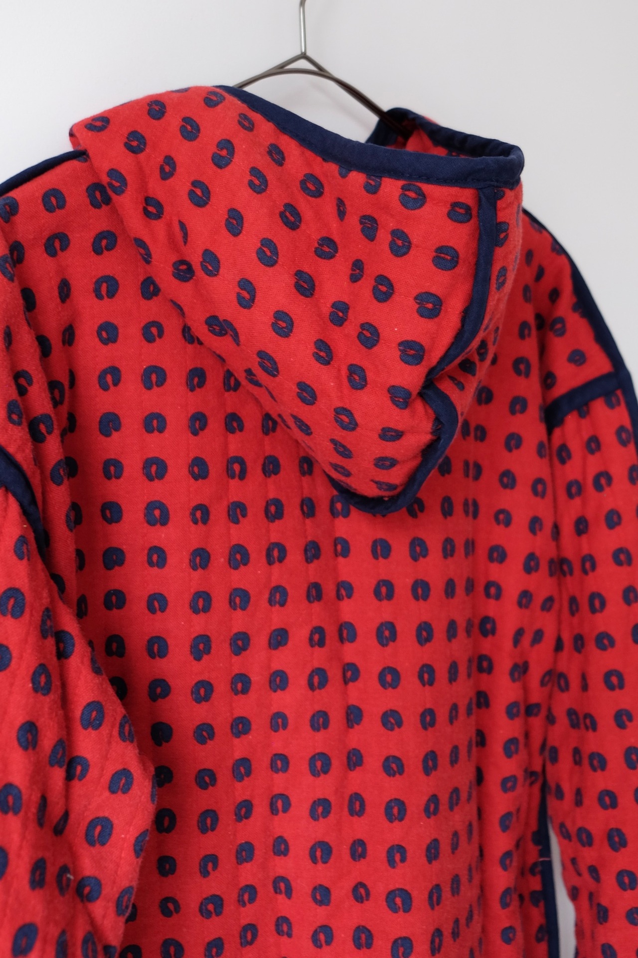 Finnish 70’s tomato navy padded jacket