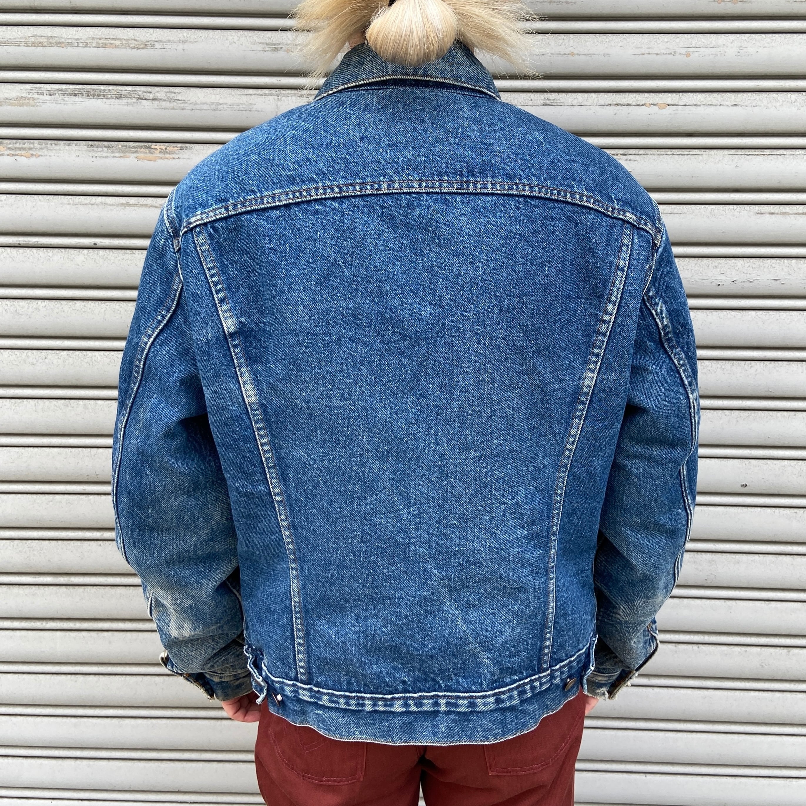 80s USA製 リーバイス 71506 ブランケット付デニムGジャン L相当