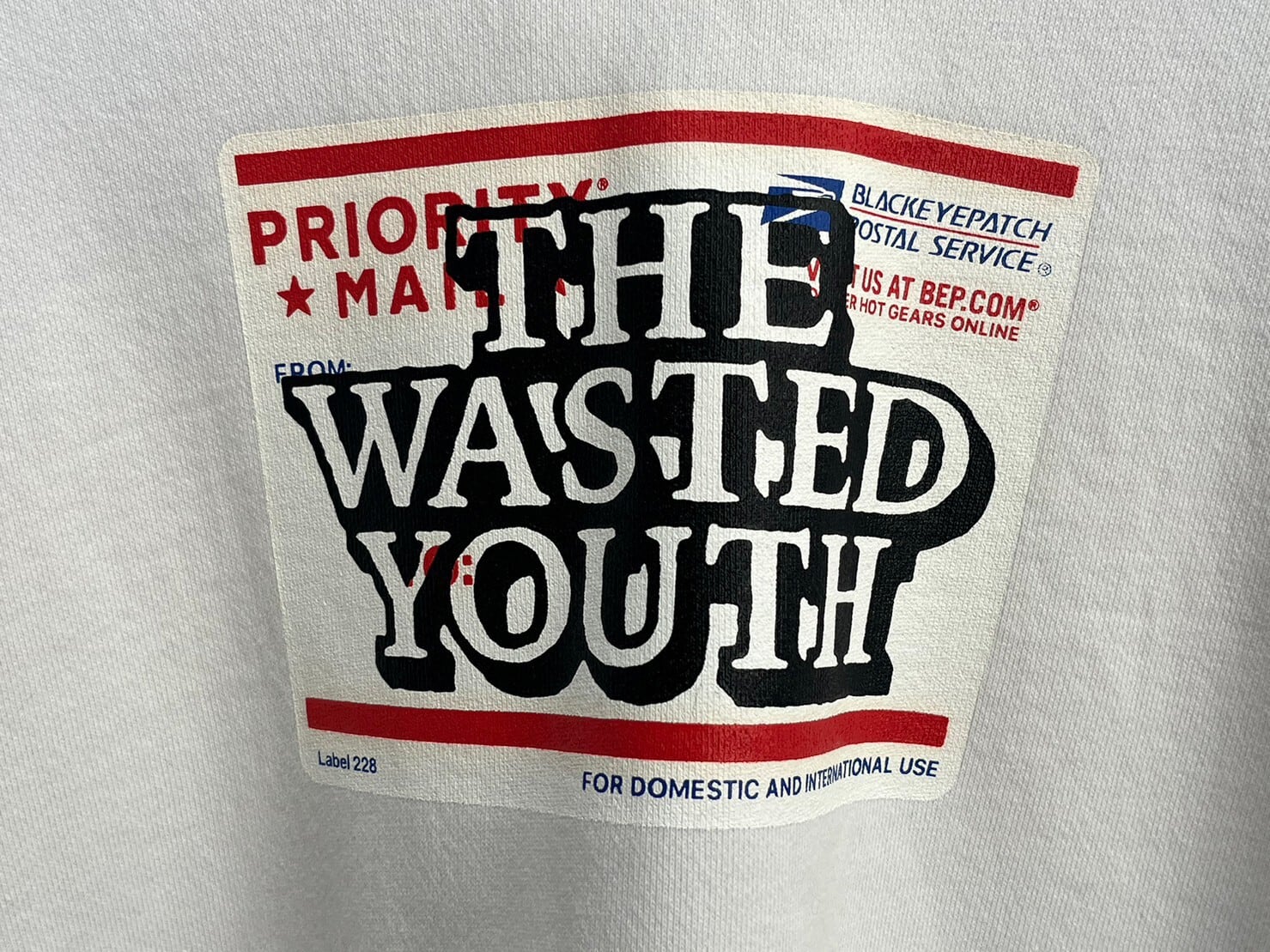 Wasted Youth PRIORITY LABEL HOODIE