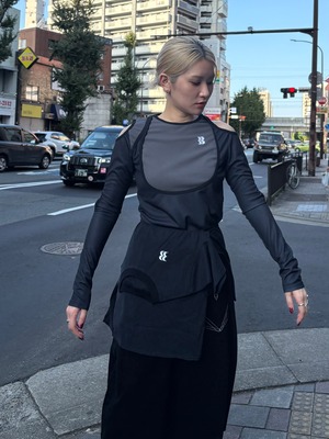 【25AW】BASICKS ベイシックス / reconstruction t-shirt skirt / スカート