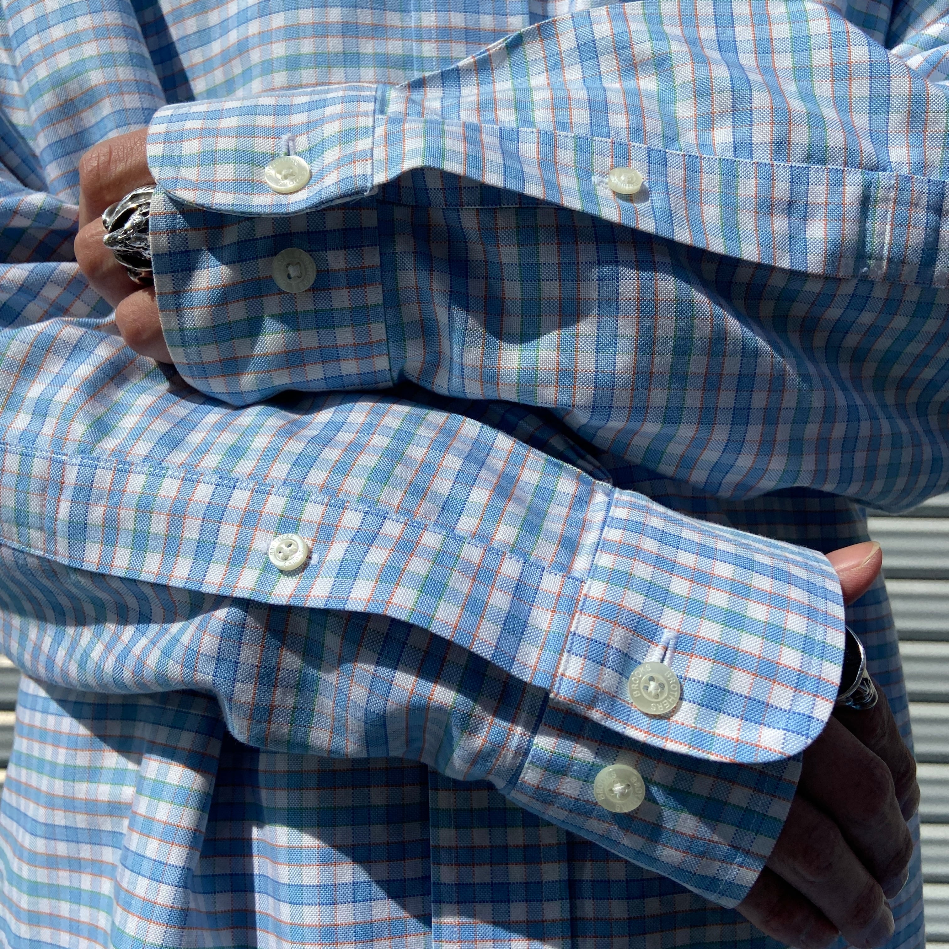 Brooks Brothers ブルックスブラザーズ チェックシャツ メンズL 古着
