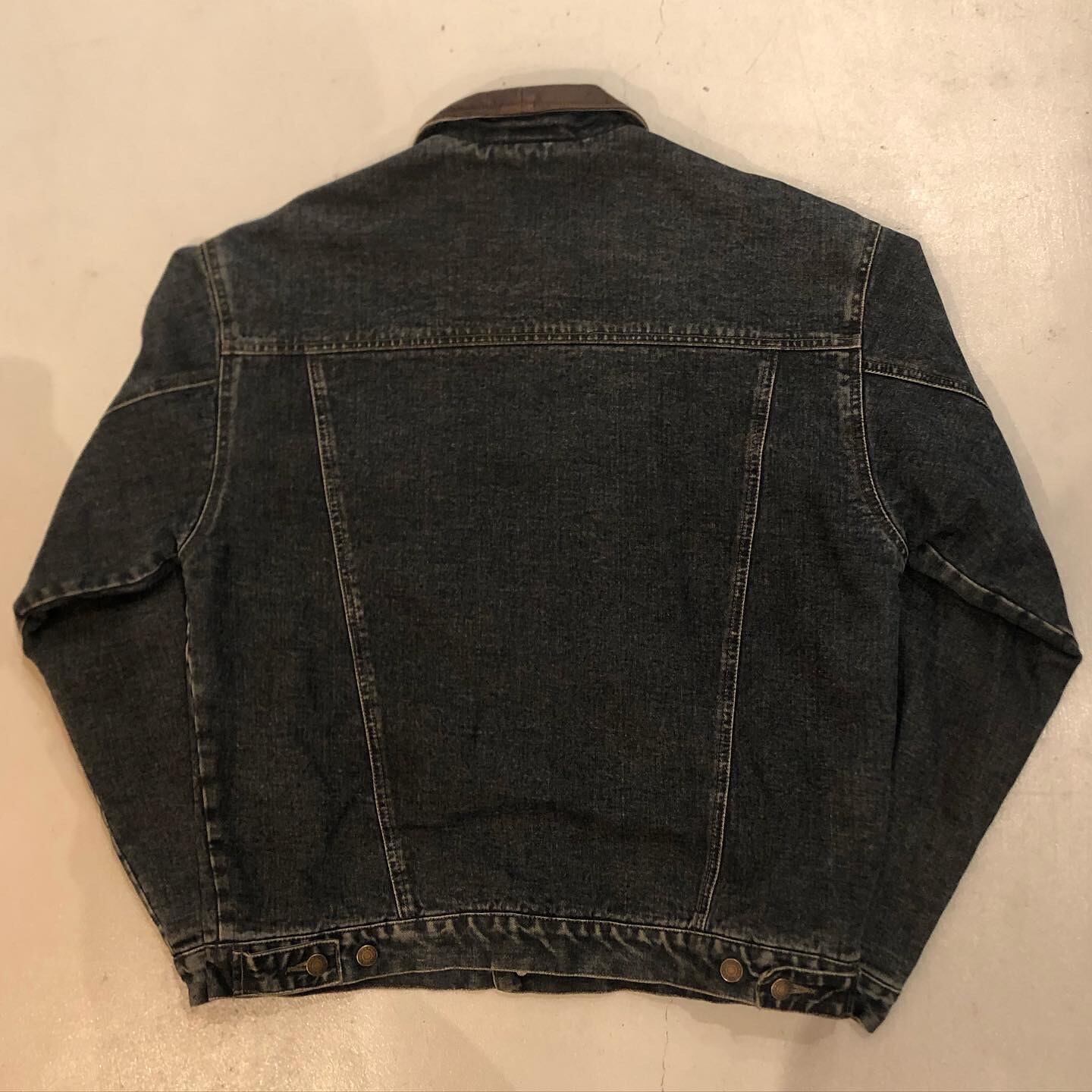 シルエット◎ 90's old gap black denim jacket 2a5cbc839c58f4d0695f9e4a3432be