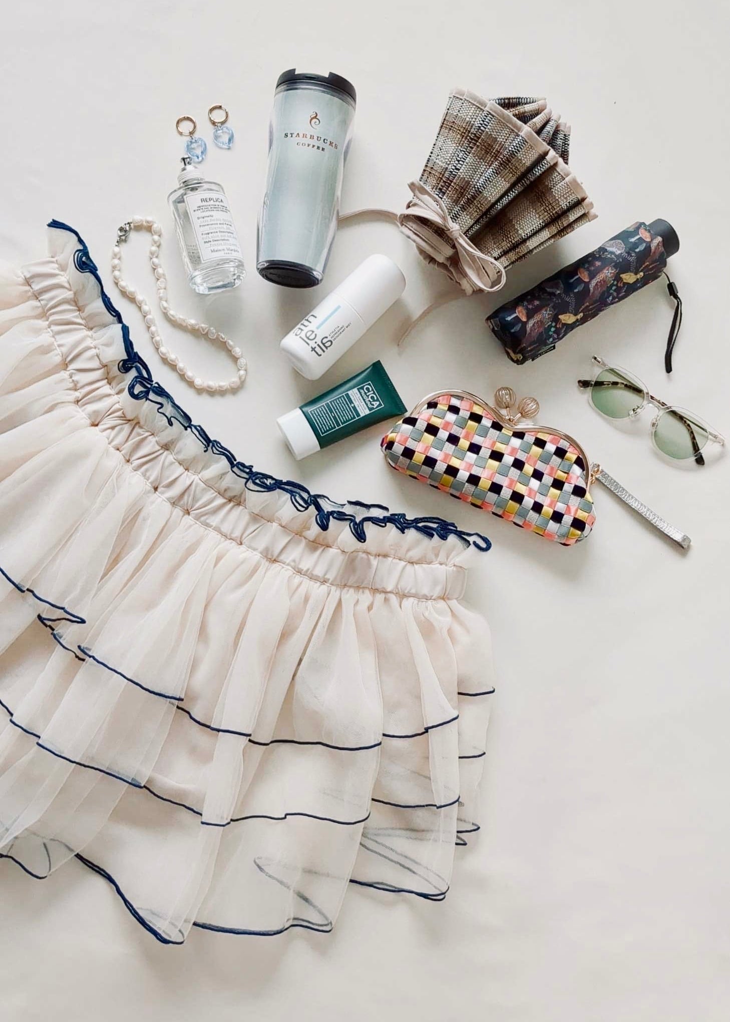 DŌRA TIER - MAXI / SEA WHITE | ORIENT MILLINERY