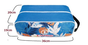 【UNISEX】シューズケース　ALOHA　BLUE