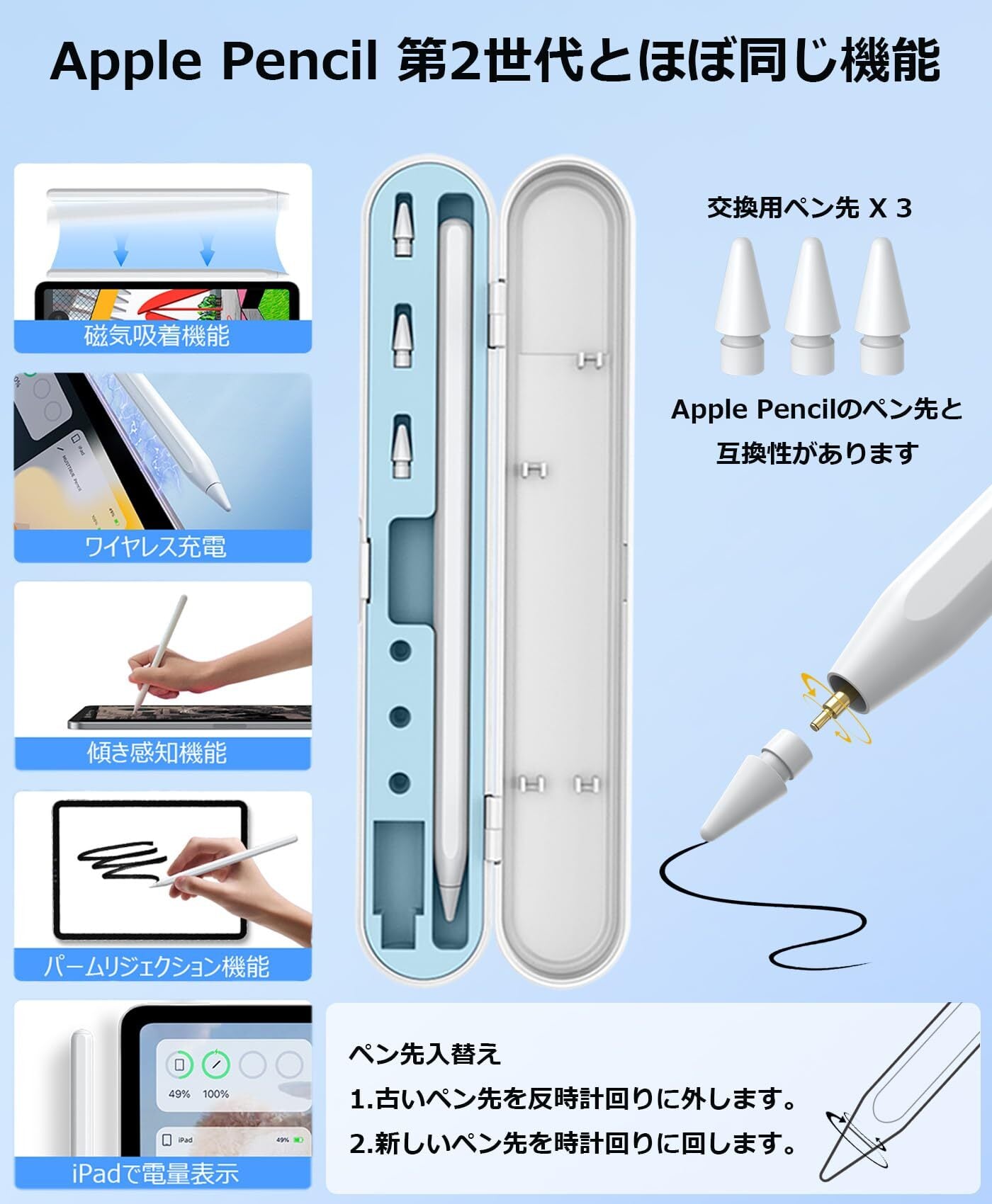 iPad mini6 256GB、HATOKU極細スタイラスペン、ガラスフィルム iPad mini6 256GB、HATOKU極細スタイラスペン、ガラスフィルム