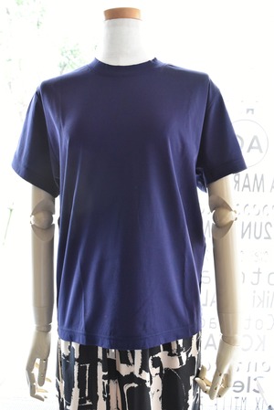 WYTE(ワイト) 26S/S Essential clear Rib Tee<navy>