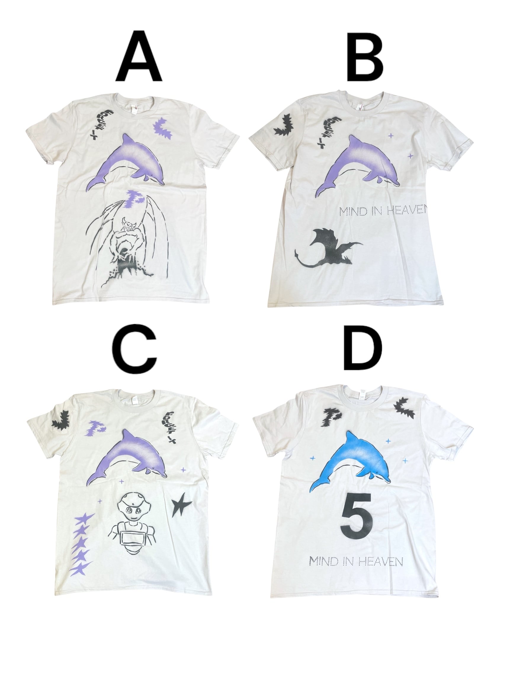 perfect plan Stencil T-shirt 【M2】