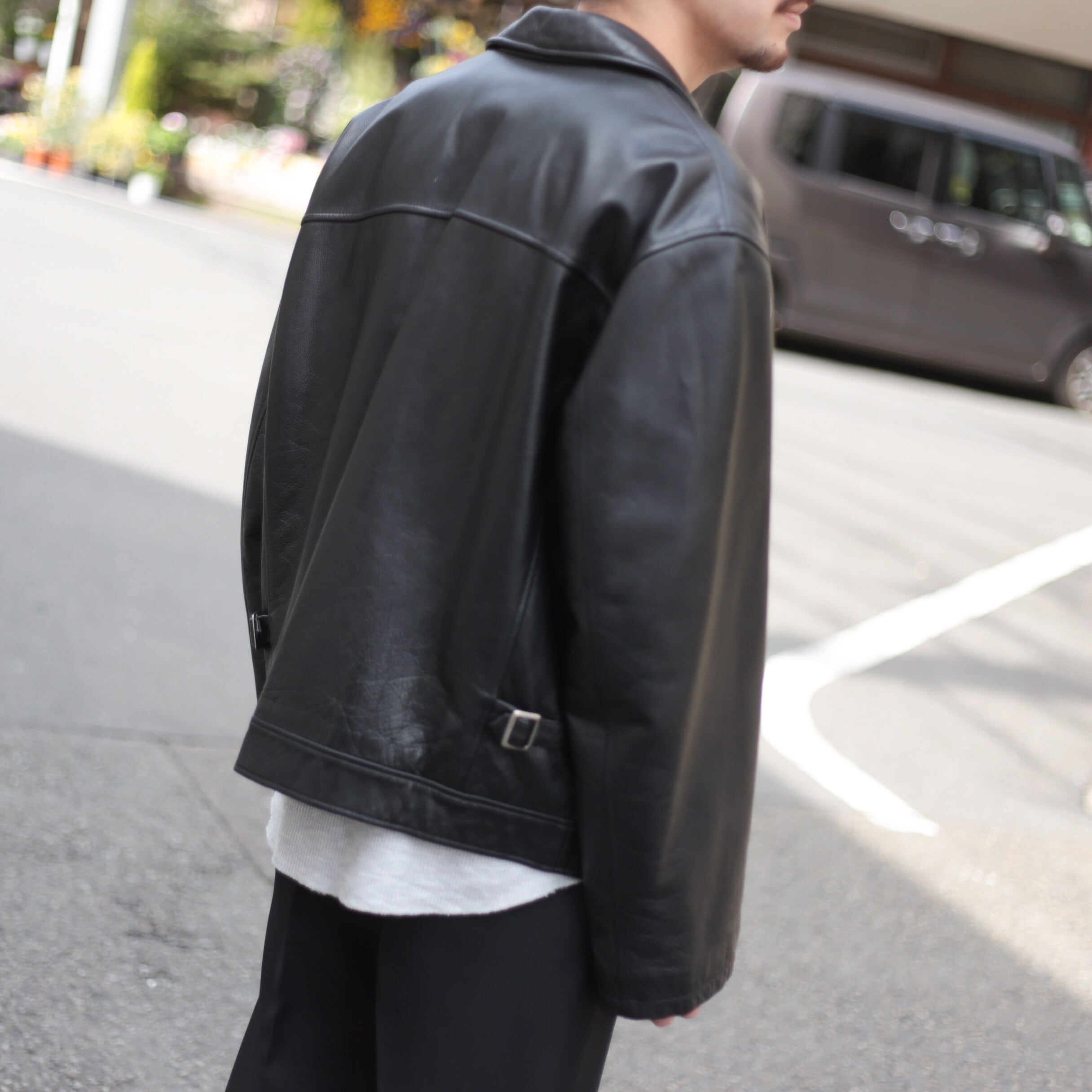63%OFF!】 DKNY ダナキャランニューヨーク エルクレザージャケット