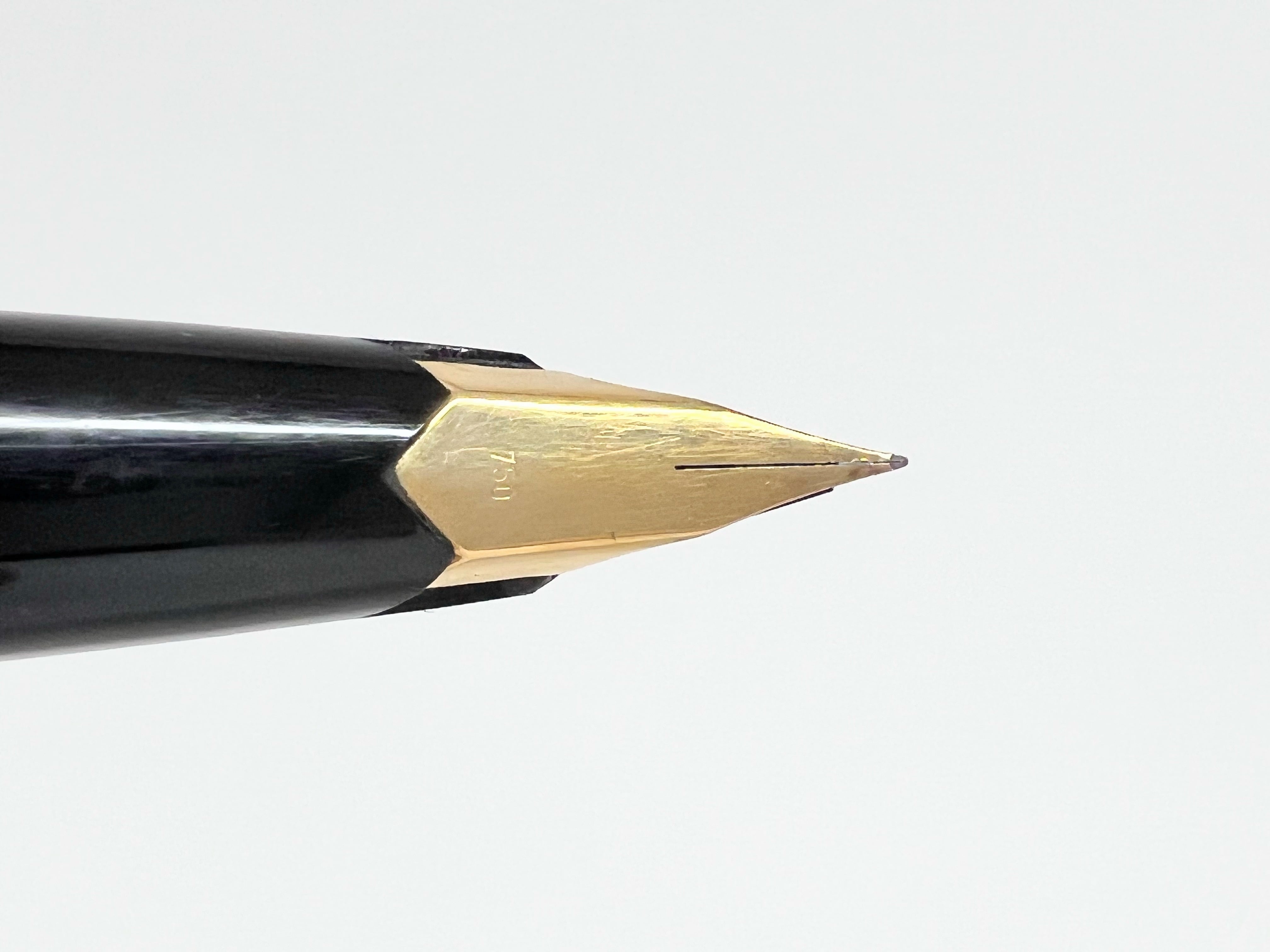 ☆美品 '70s モンブラン No.124 吸引式 18K 750ゴールドキャップ