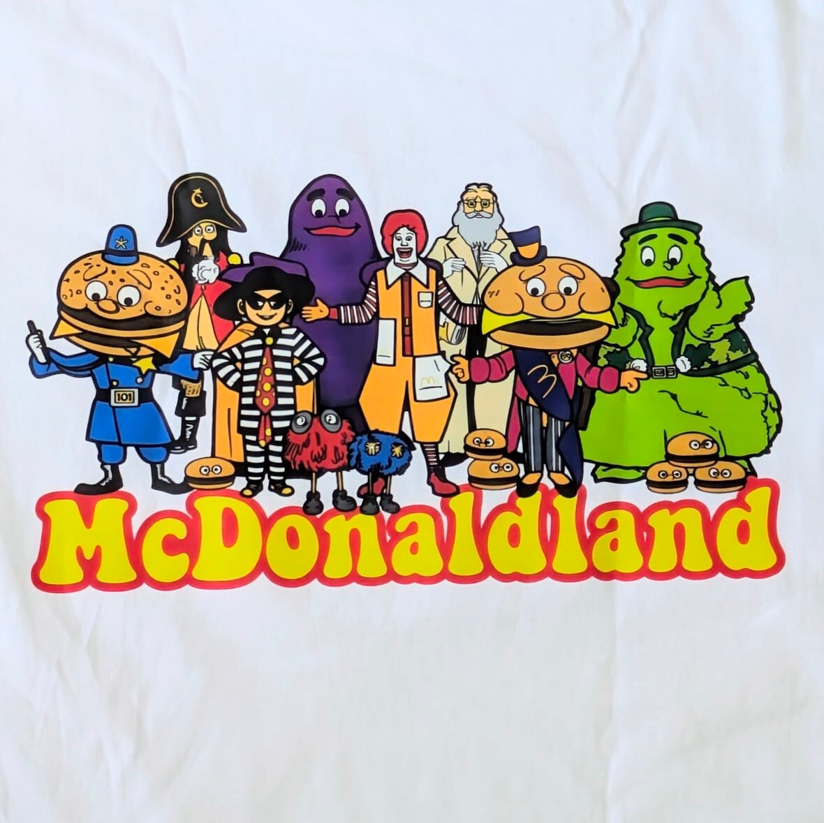 【 McDonald's ( マクドナルド )】Tシャツ / ロナルド・マクドナルド / ハンバーグラー / グリマス / フライキッズ 〚アメリカン雑貨 アメトイ〛